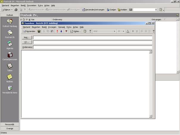 Email versturen